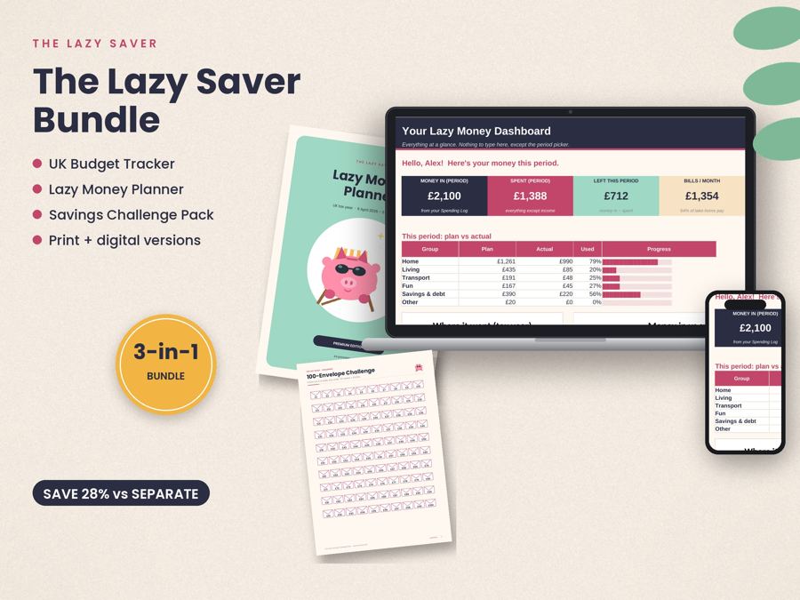 The Lazy Saver Bundle