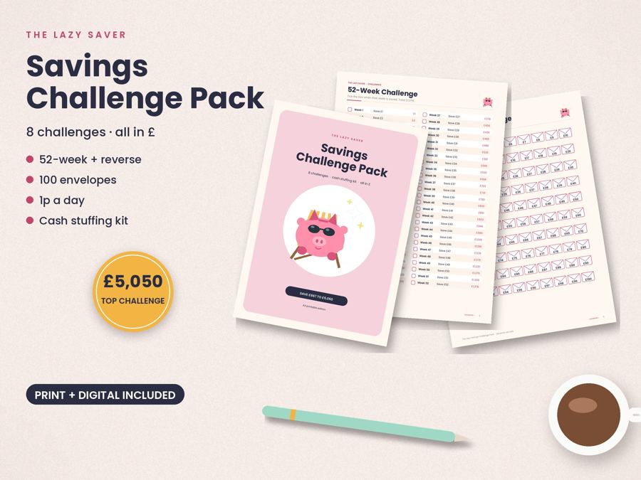 Savings Challenge Pack